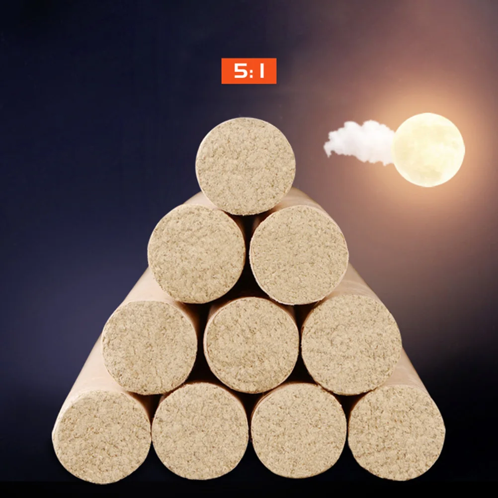 

10Pcs Moxa Rolls Wormwood Handcrafted Moxibustion Sticks Constant Heat Burn Traditional Moxa Rolls for Heat Treatment