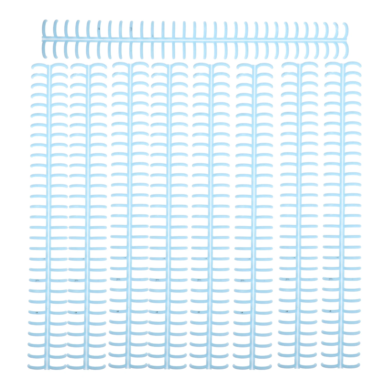 10 шт., 30 отверстий, кольца для переплета, пластиковые расчески для переплета для офиса, школы, домашнего использования, спиральные катушки для переплета, шипы для переплета