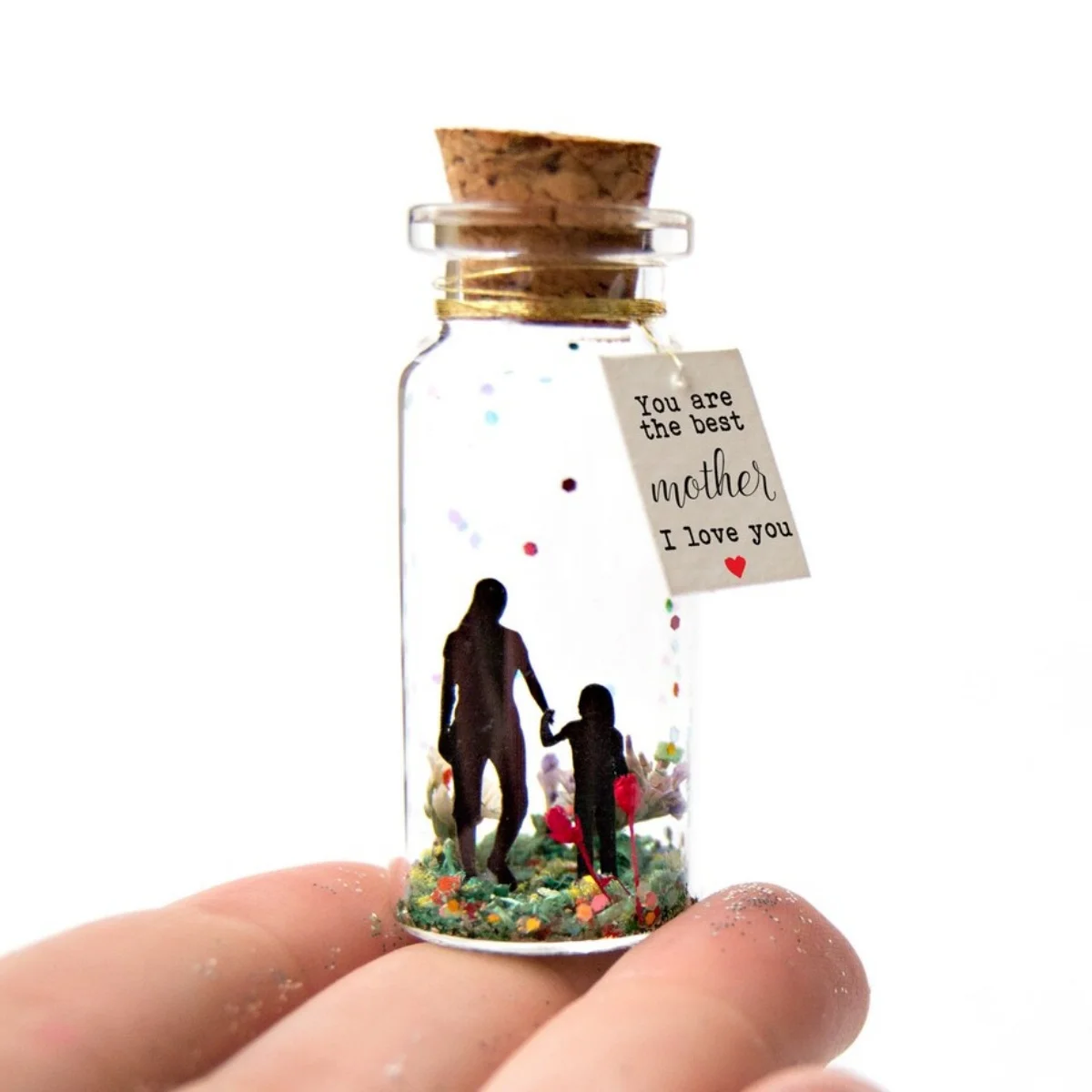 

Подарок на День матери Персонализированный подарок матери от дочери Подарок от сына Значимый подарок для мамы Карточка на день матери Сообщение в бутылке