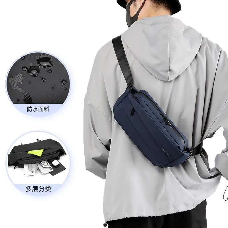 

Повседневная мужская нагрудная сумка, высококачественная модная легкая женская сумка через плечо, дорожная водонепроницаемая поясная сумка, пригородная сумка на плечо