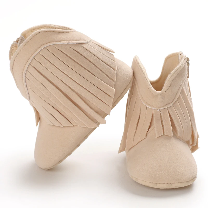 Winterstiefel für Babys, Jungen und Mädchen, 0–18 Monate, im Western-Stil, aus Denim, ideal zum Laufenlernen, warm, lässig, modisch. – Detail 34
