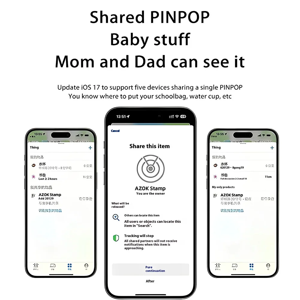 MRSVI جهاز تحديد المواقع الذكي الصغير AirTag للعثور على تطبيقي جهاز تذكير لمكافحة خسر جهاز تعقب للأطفال محفظة مكتشف الحيوانات الأليفة #2