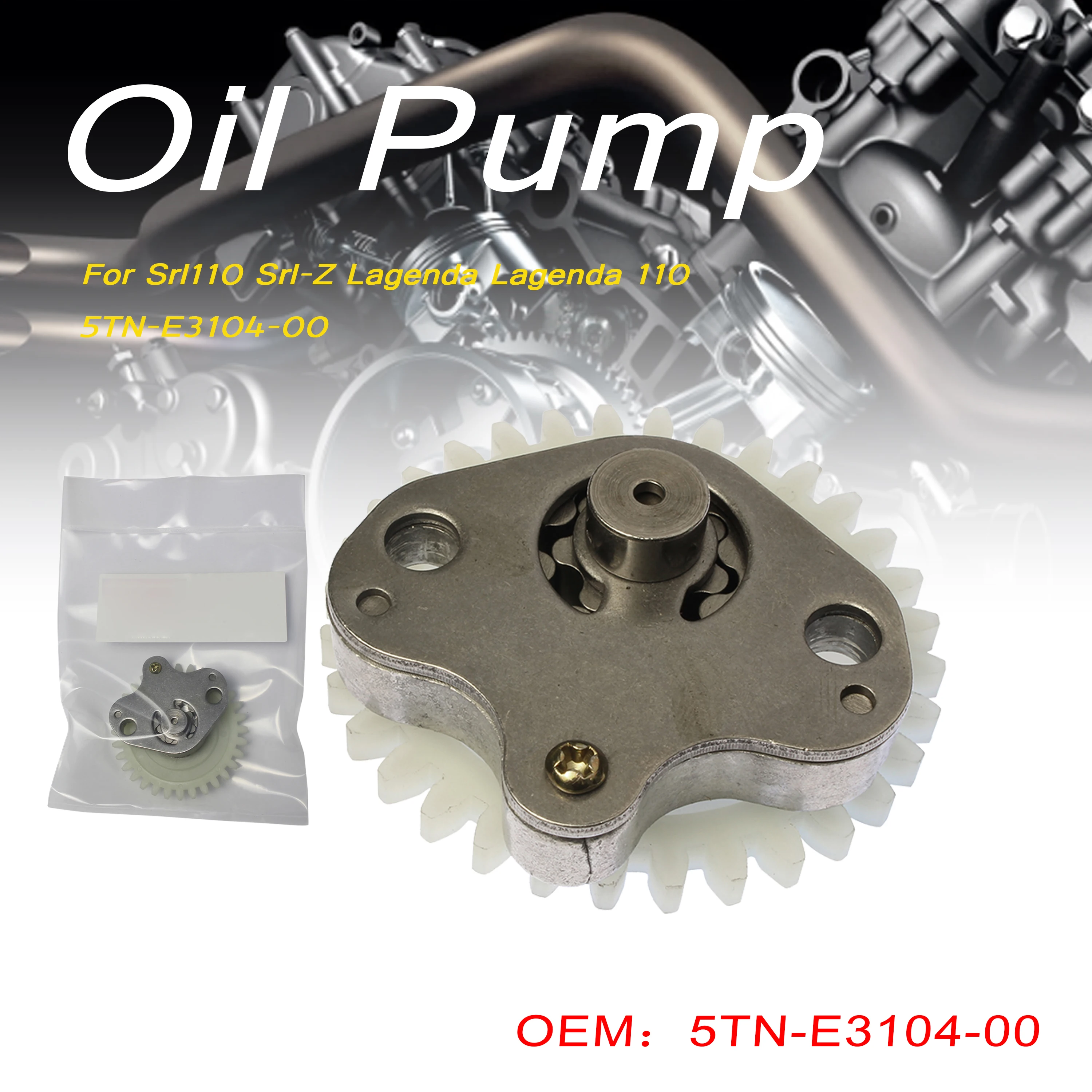 

Oil Pump assy For SRL110 Srl-Z Lagenda Lagenda 110 Jupiter Z/Vega R 5TN-E3104-00