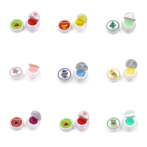 Imagen 1 del producto 10 Uds FUNMIX 5g crema removedora de pegamento para extensión de pestañas con sabor a fruta para pestañas removedor de pegamento No irritante crema de limpieza de pestañas