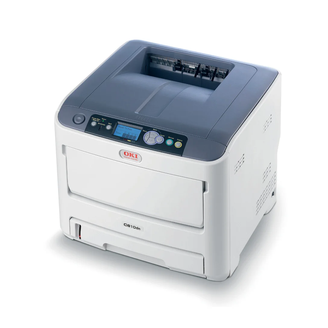 

Original Printer for OKI C610 C610dn Printed Business card Thick paper Color laser printer