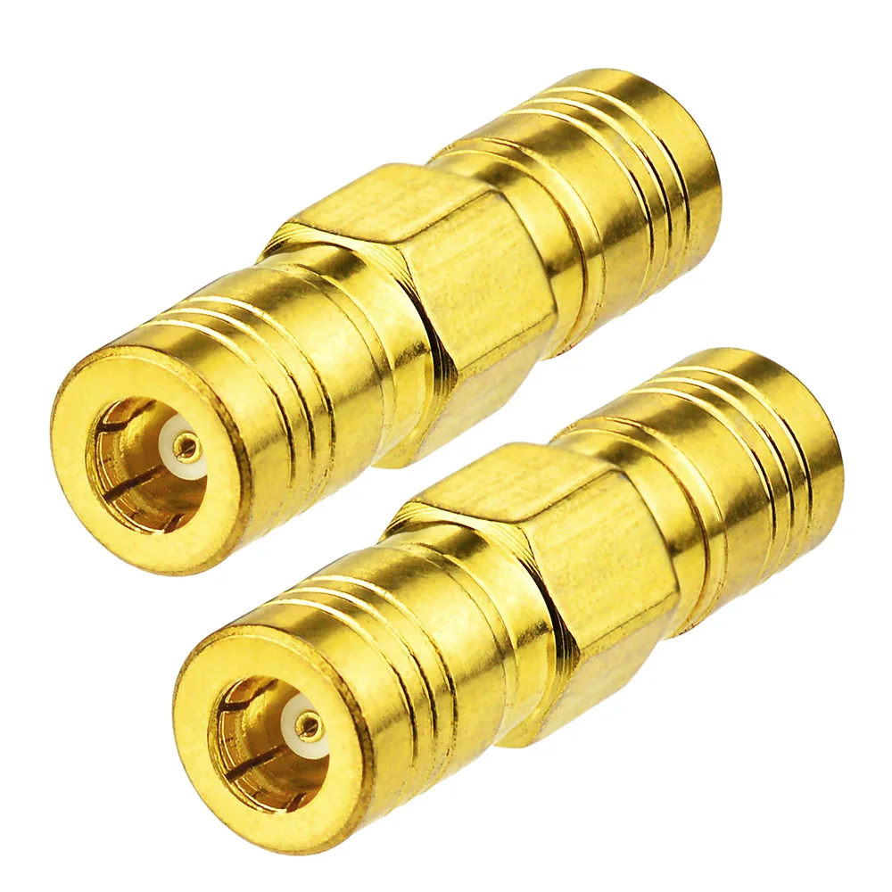 Superbat-adaptador SMB, enchufe SMB a SMB macho, conector Coaxial RF recto, 5 uds.