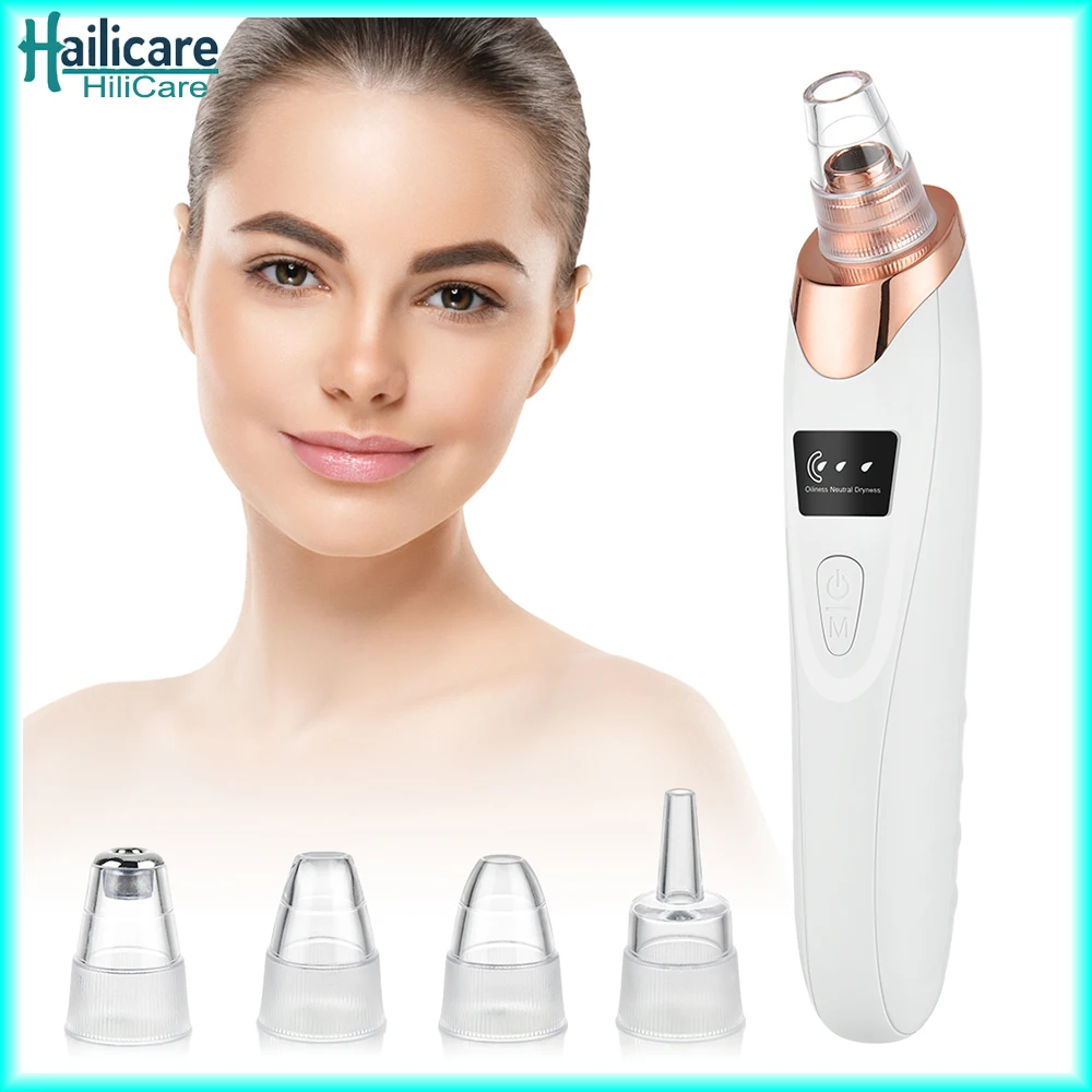 

Newest Electric Blackhead Remover Vacuum Pore Cleaner for Face&Nose Blackhead Removal Kit Electric Acne Facial Extractor Tool