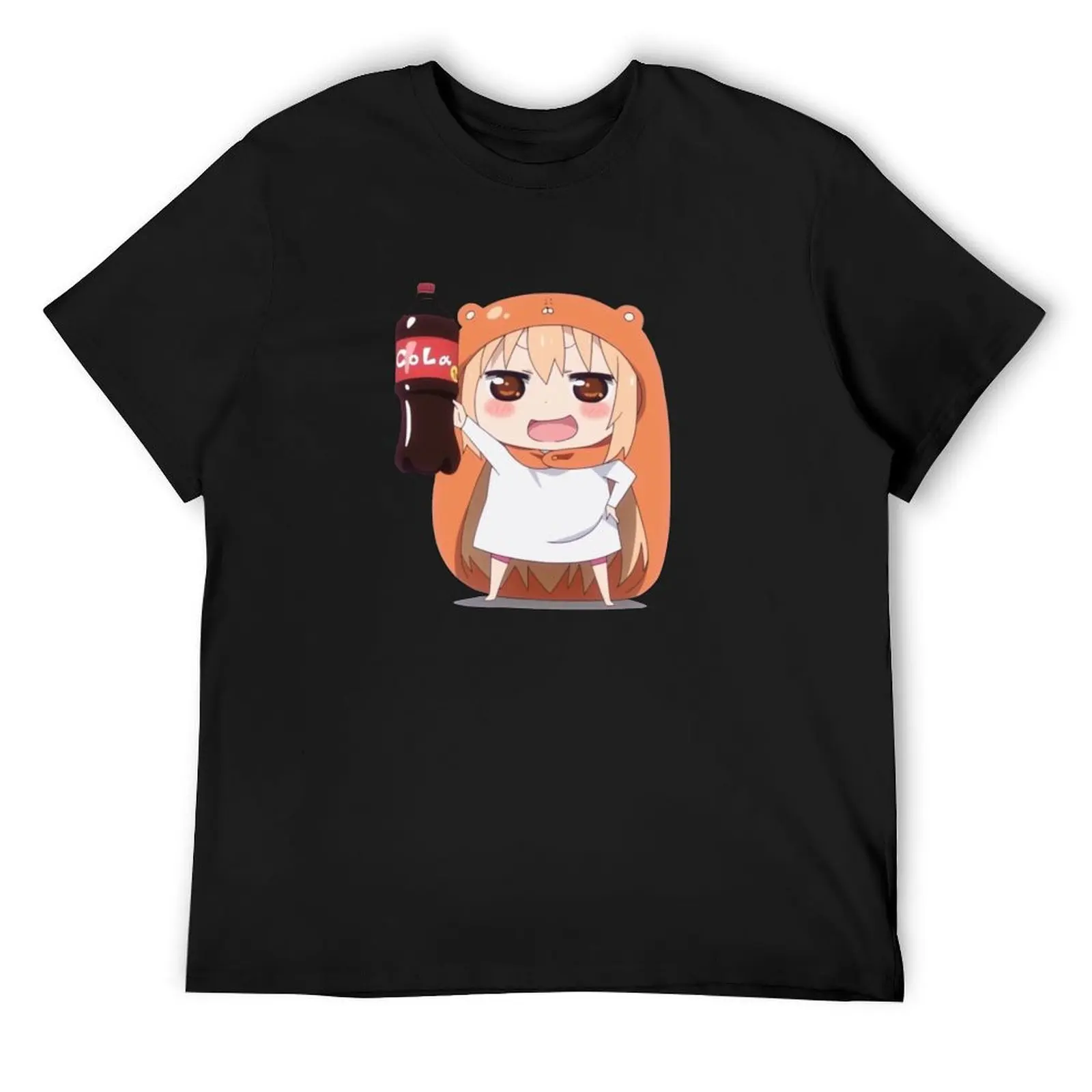 

Umaru-chan Holding Her Cola Proudly! T-Shirt summer 2025 oversized t shirt Short sleeve tee funny t shirts for men