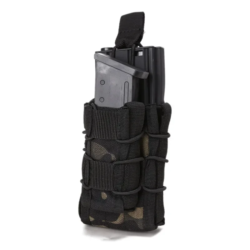 Tactical Molle Double Magazine Pouch,M4 M14 Airsoft Single 9mm Mag Carrier,Holder,Holster Hunting marsupio