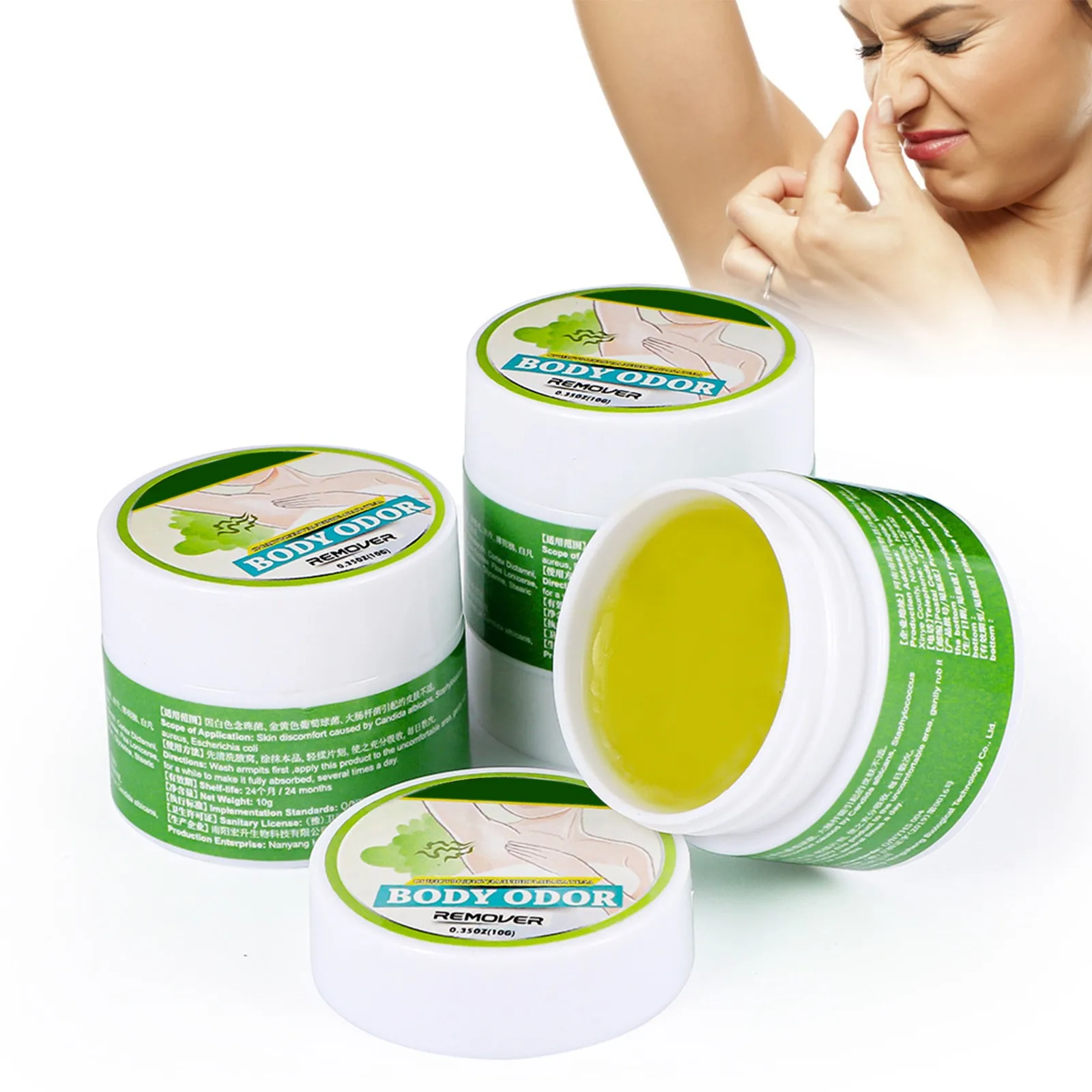 10g Odor Eliminator Effective Underarm Care Bleaching Cream Significant Effect Body Remove Odor Refreshing Lasting Aroma Cream