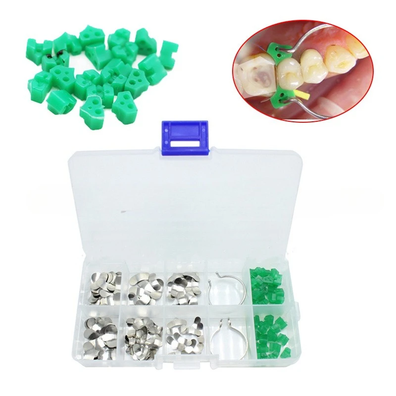 2 box/200pcs Douban Forming Sheet Set . Metal Profile Matrix with Resin Clamping Ring Pliers Best Tools s