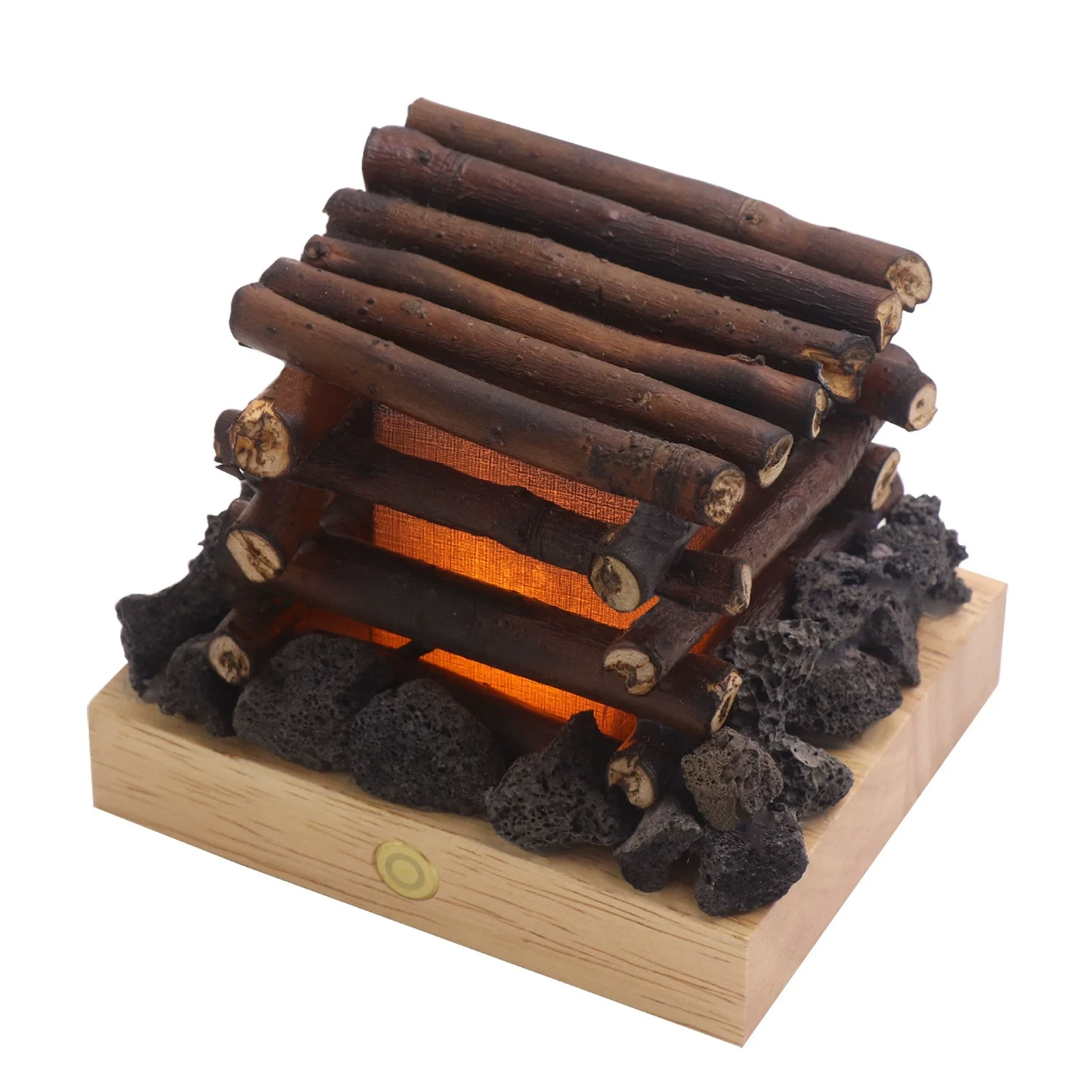 

Компактная уютная лампа, светодиодная настольная лампа с эффектом пламени, для использования в помещении и на открытом воздухе, перезаряжаемая от USB, идеальные балконы, кемпинг и настройки