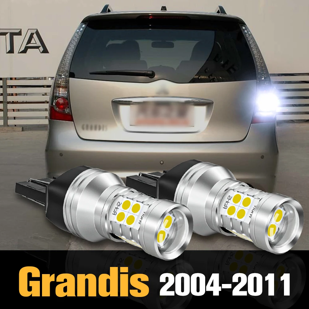 

2pcs Canbus LED Reverse Light Backup Lamp Accessories For Mitsubishi Grandis 2004 2005 2006 2007 2008 2009 2010 2011