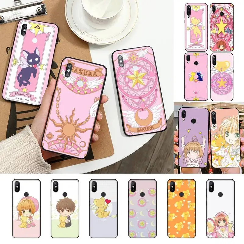 Card Captor Sakura Phone Case For Redmi Note 7 5 8A Note8pro 9Pro 8T Coque for note6pro Capa