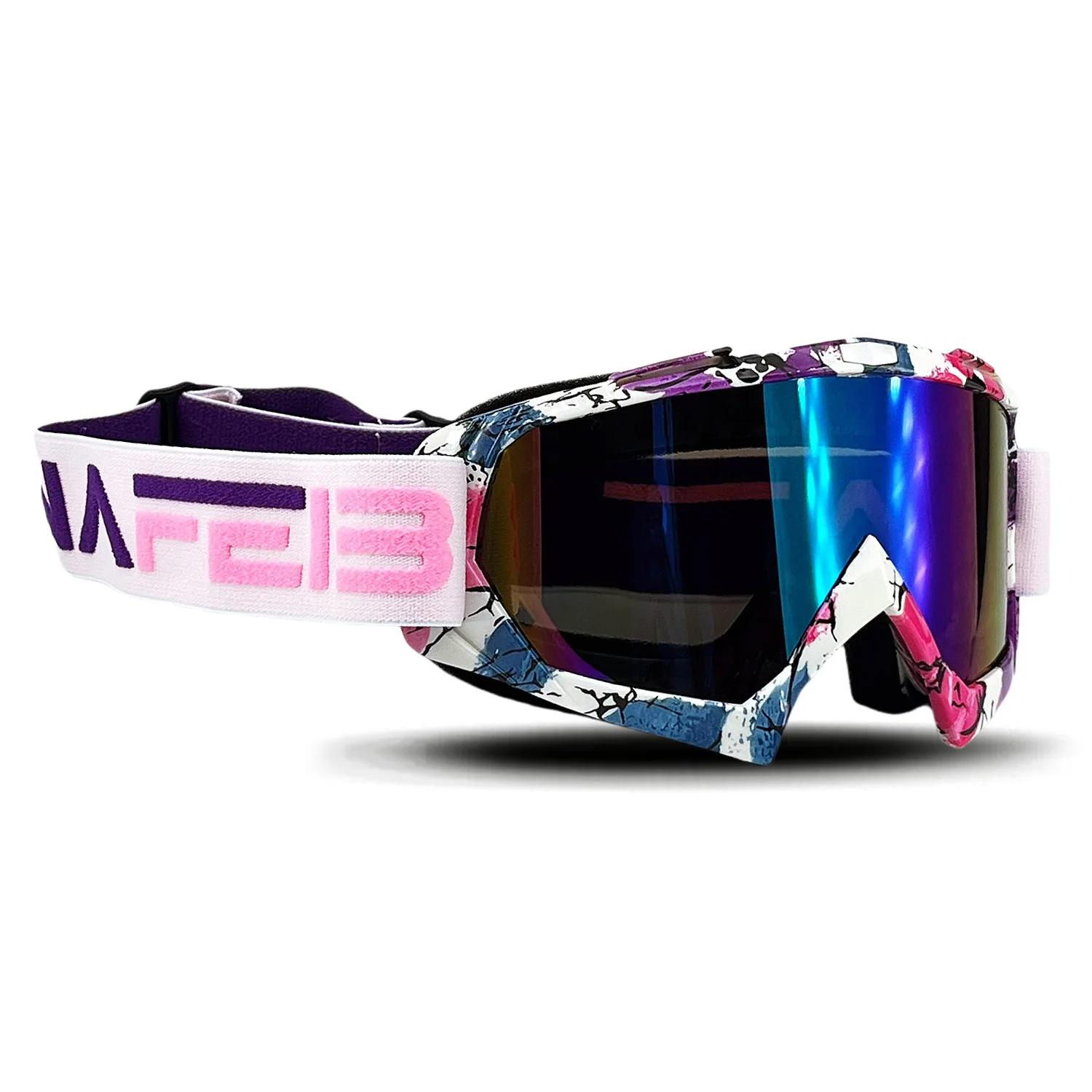 Off Road Ski Motorcycle Goggles Wind Sand Proof HD UV400 Wind Dust Proof Goggles for Outdoor Riding Sports