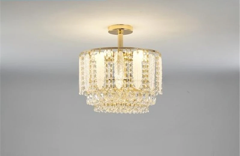 

Ceiling crystal chandelier simple dining room bedroom living room modern