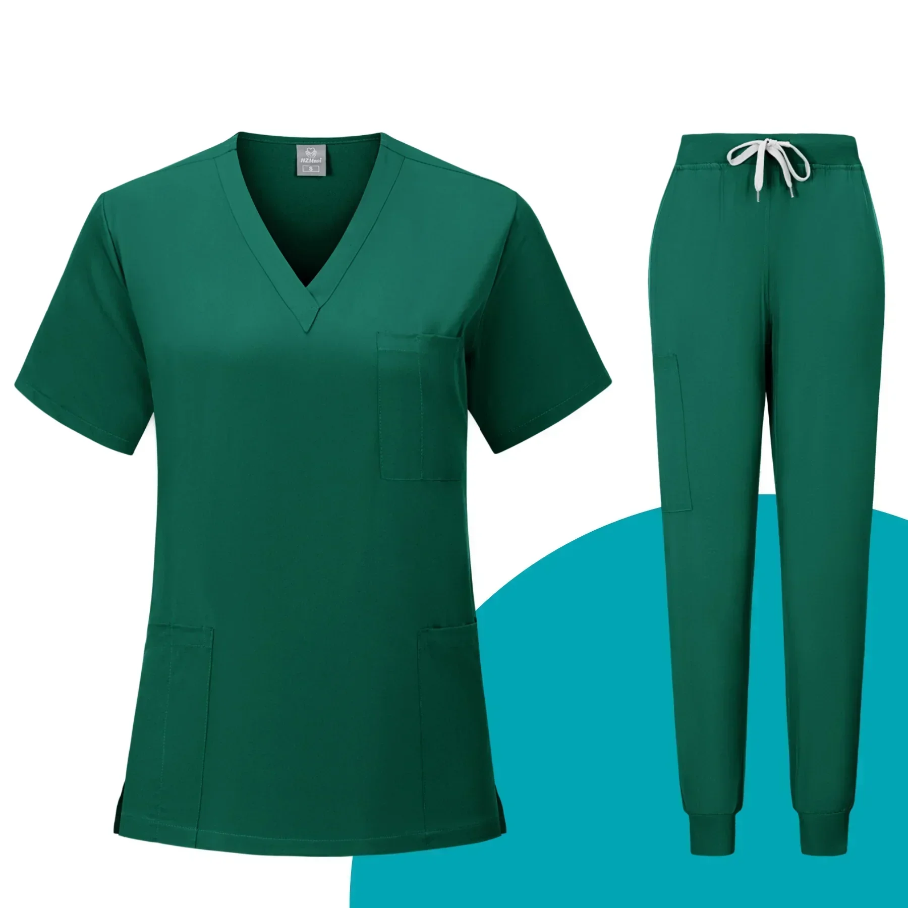 

High Quality Suitable for Male+female Dental Clinic Medical Uniforms V-neck Hospital Scrubs Suits Nursing New nurse uniform