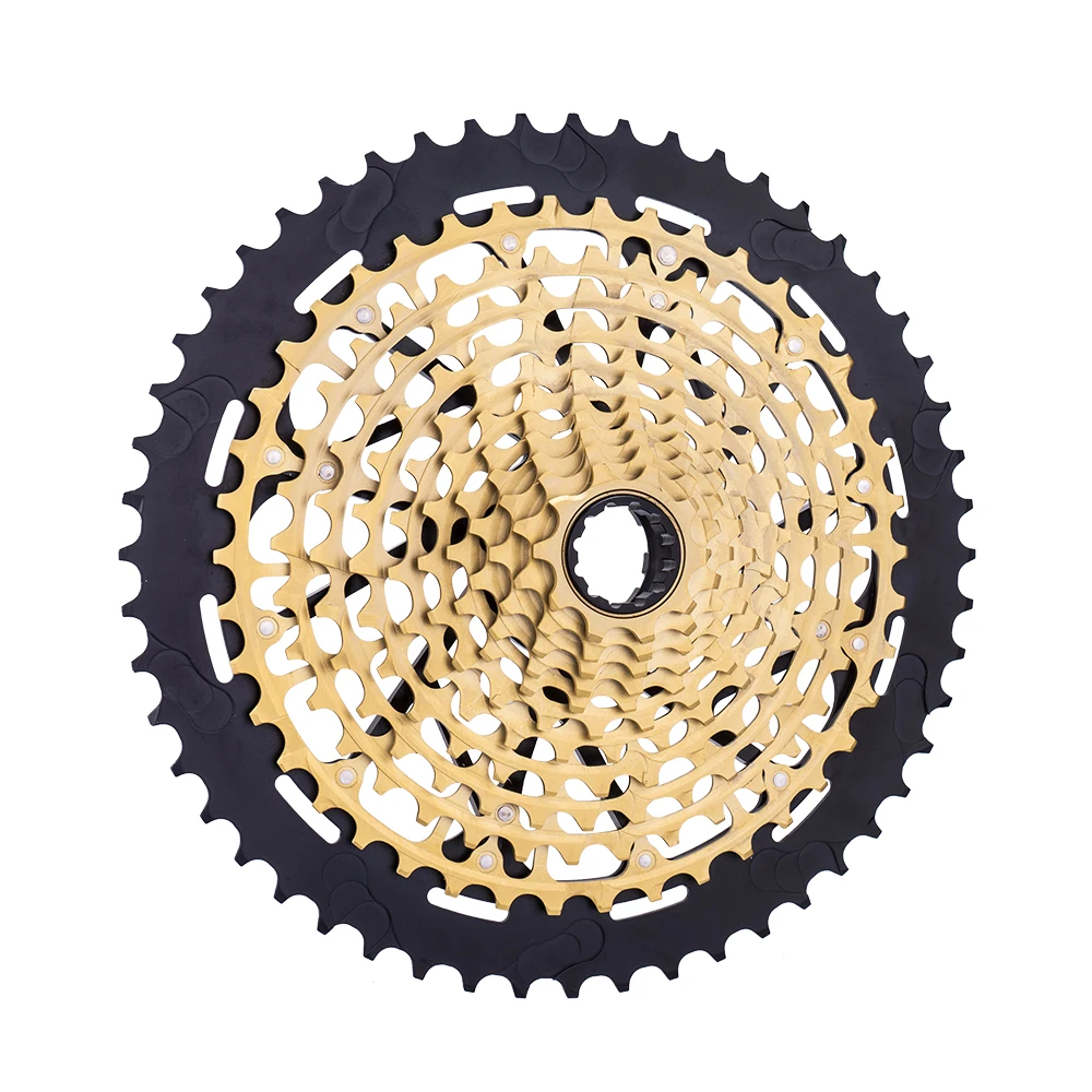 AliExpress ZTTO MTB 12S 10-52 10-50 Cassette 12 Speed XD CNC Steel Ultimate Lightweight Rainbow Gold ULT k7 12v  11 steel+1 Aluminum Alloy