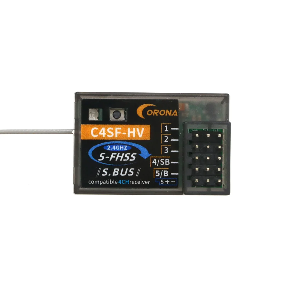 Corona RC C4SF Receiver For Futaba FHSS / S-FHSS Mode Protocol With SBUS OutPut 4PM 3PV 7PX T14SG T8J T10J 4PX RC Car