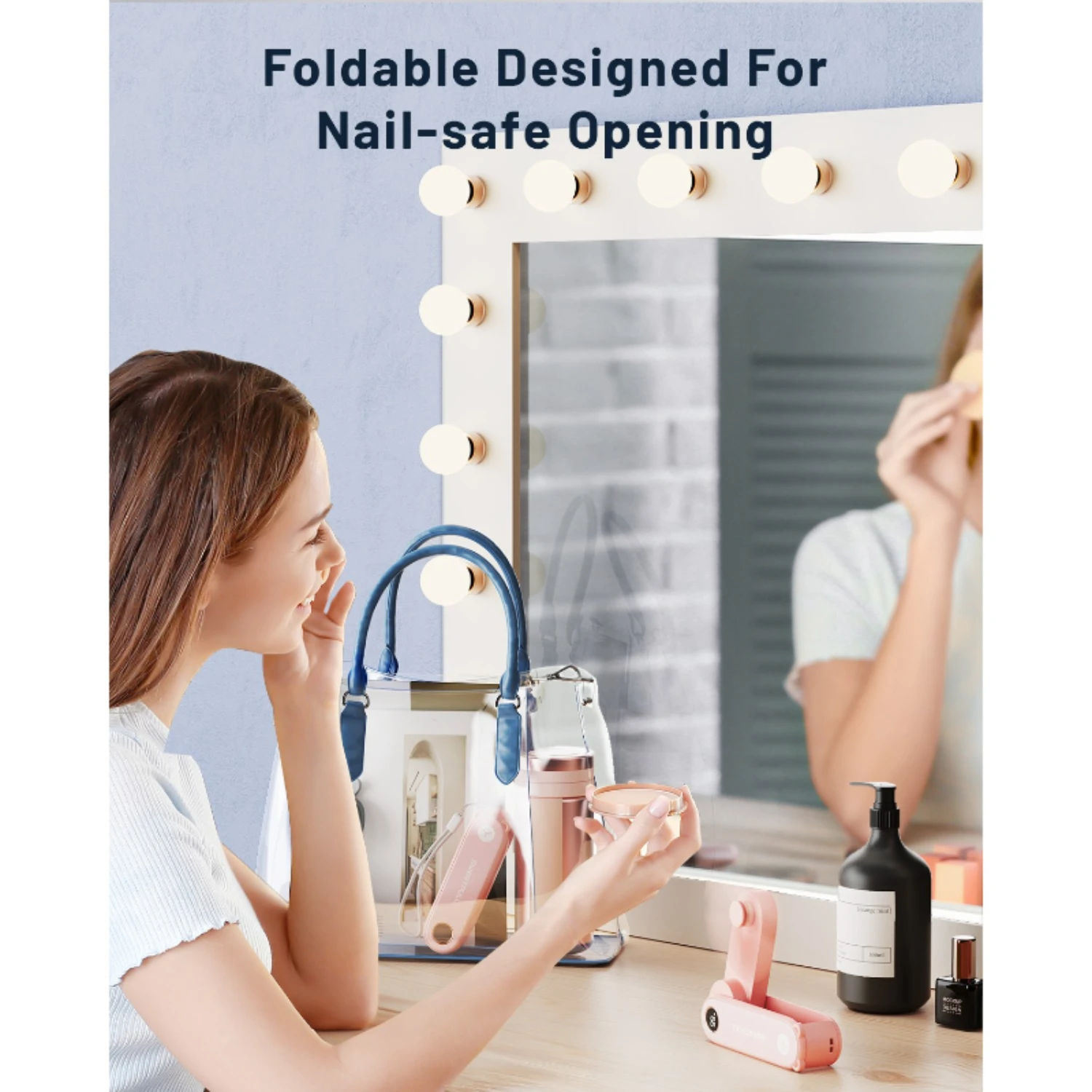 SWEETFULL Ultra Mini Lightweight Compact Portable Wireless Type C USB Fan