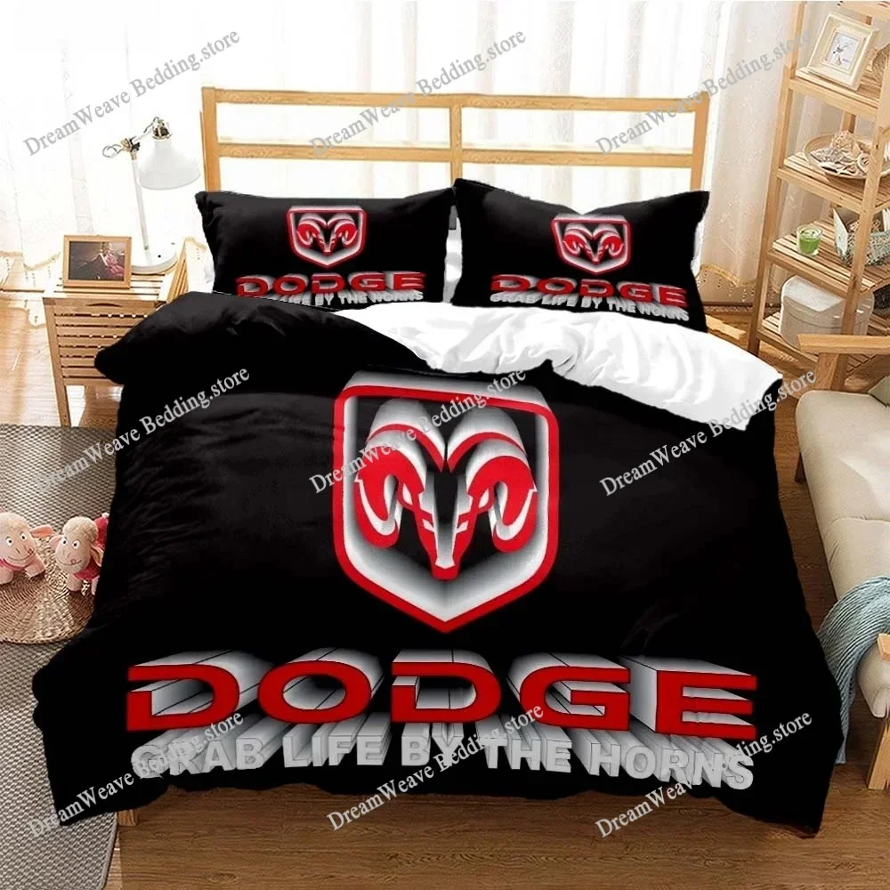 

Fashion D-Dodge-Ram-Car All Season Duvet Cover Comforter Bedding Sets Soft Quilt Cover And Pillowcases Single_Double_Queen_King7
