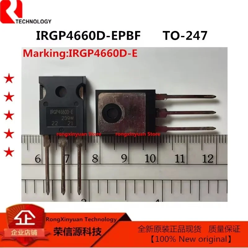 Transistor GP4660D IRGP4660 IRGP4660D-EPBF IRGP4660D-E, GP4660D-E TO-247AD, IGBT; 600V; 100A; 330W, 100%, Original, nouveau