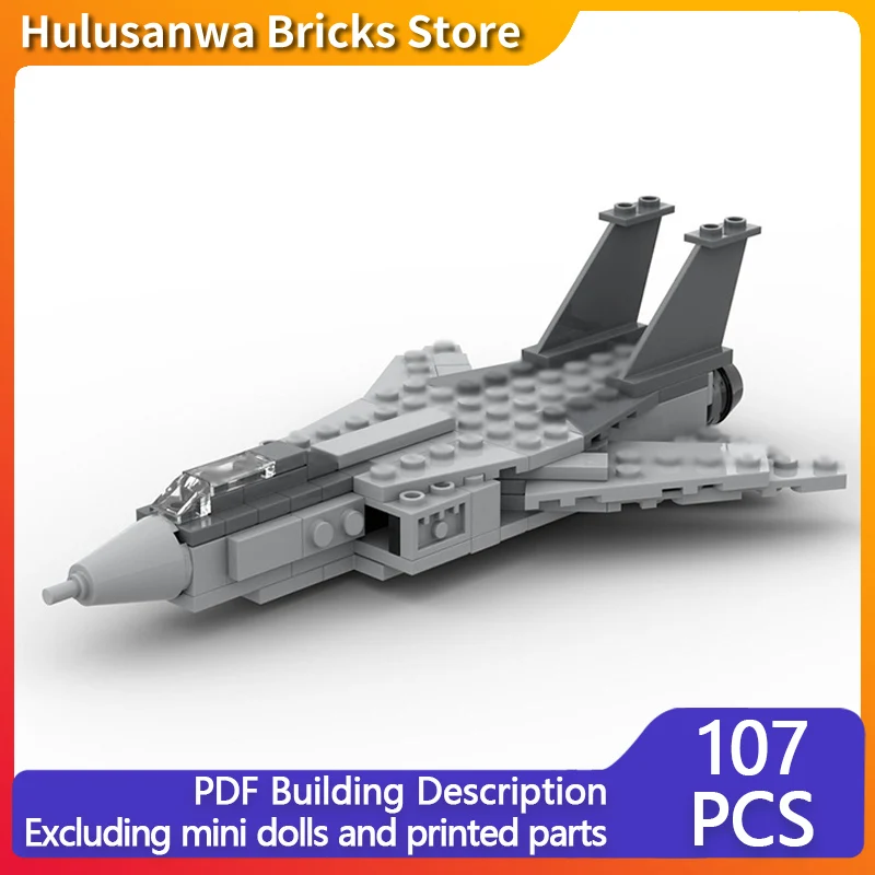 

F-14 Tomcat, современные военные истребители, модель MOC, строительные кирпичи, военное оборудование, модульные технологии, подарки, праздничные детские игрушки