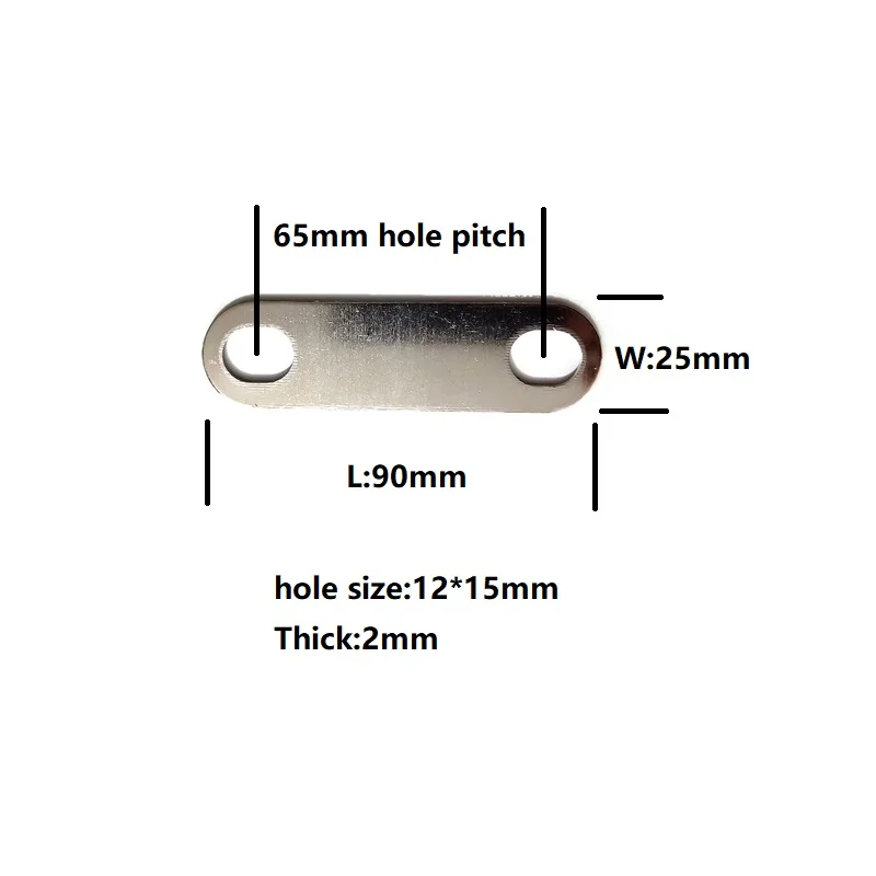 Imagem -02 - Lto Bus Bares Conector Posts Cintas Grampos 65 mm Buraco Central Passo Oval Buraco para Yinlong 66160 Lítio Titanate Cell 20 Pcs