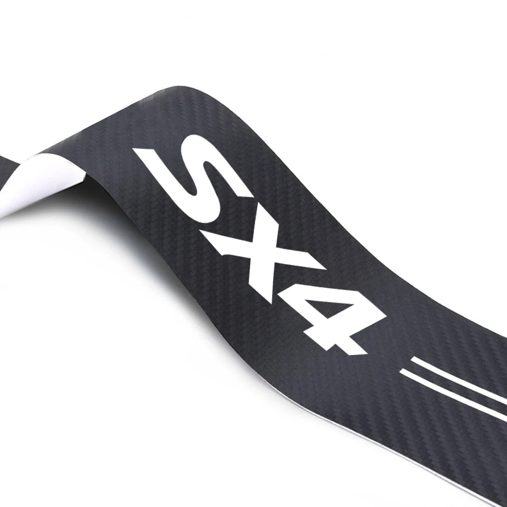 

4PCS Carbon Fiber Car Door Threshold Stickers Car Door Sil for Suzuki SX4