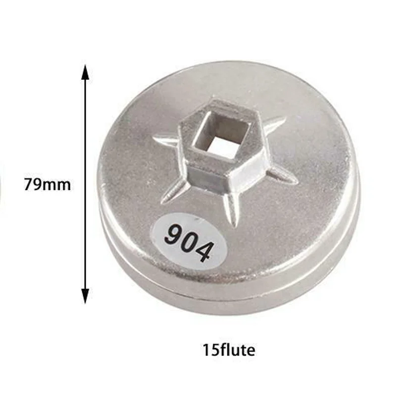 Oil Filter Housing Tool Remover Cap Wrench 15 Flutes 79mm For Hyundai For Ford For Honda Auto Hand Tools Remover Tool