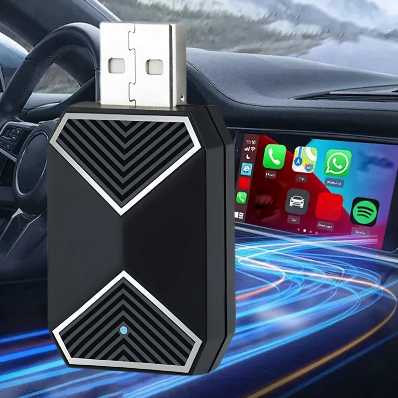 Wireless Carplay Auto Mini Box BT Wifi Wireless Carplay Dongle USB Plug&Play For Android 11