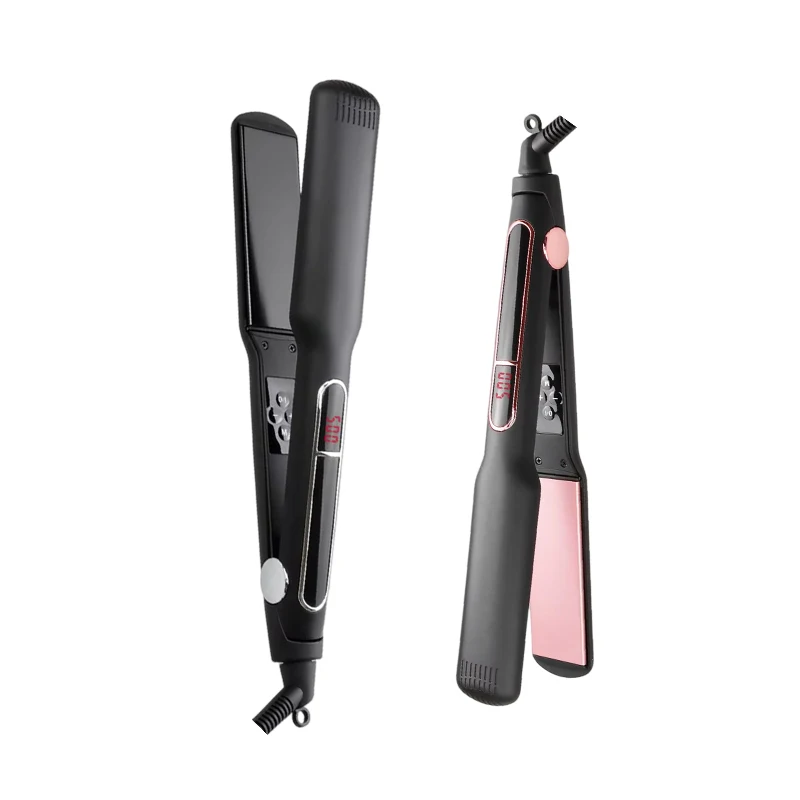 Smart Library Ceramic LCD Display Professional Salon Hair Straighteners Wholesale High Temp LCD Flat Iron Ionic Hair Straighten