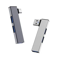 3 in 1 USB HUB OTG USB 3.0/Type-C 3.0 To 3 USB USB Splitter Hub Speed 5.0Gbps 3 Port Type C HUB for PC Laptop Notebook
