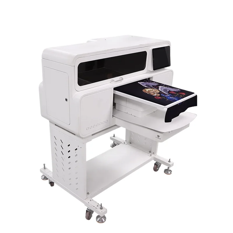 White ink direct injection printing machine, single station 38 * 47cm pure cotton T-shirt direct injection DTG
