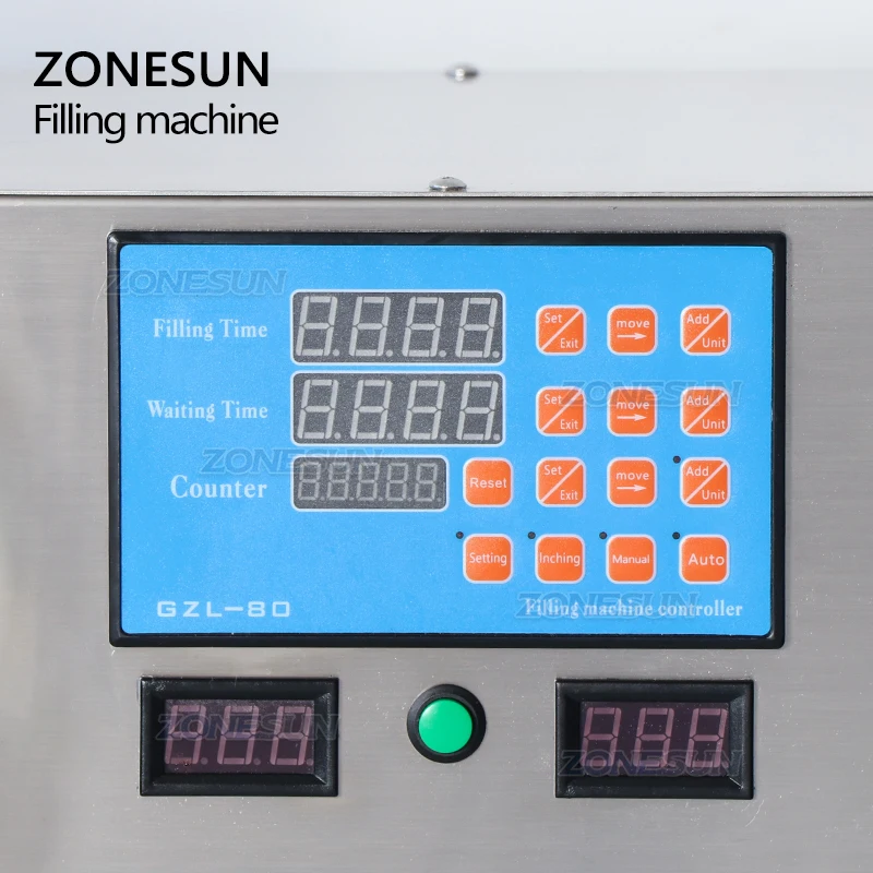 ZONESUN ZS-YTPP2W Semi-automatic Double Nozzles Liquid Gel Beverage Perfume Filling Machine Peristaltic Pump Water Filler 4L