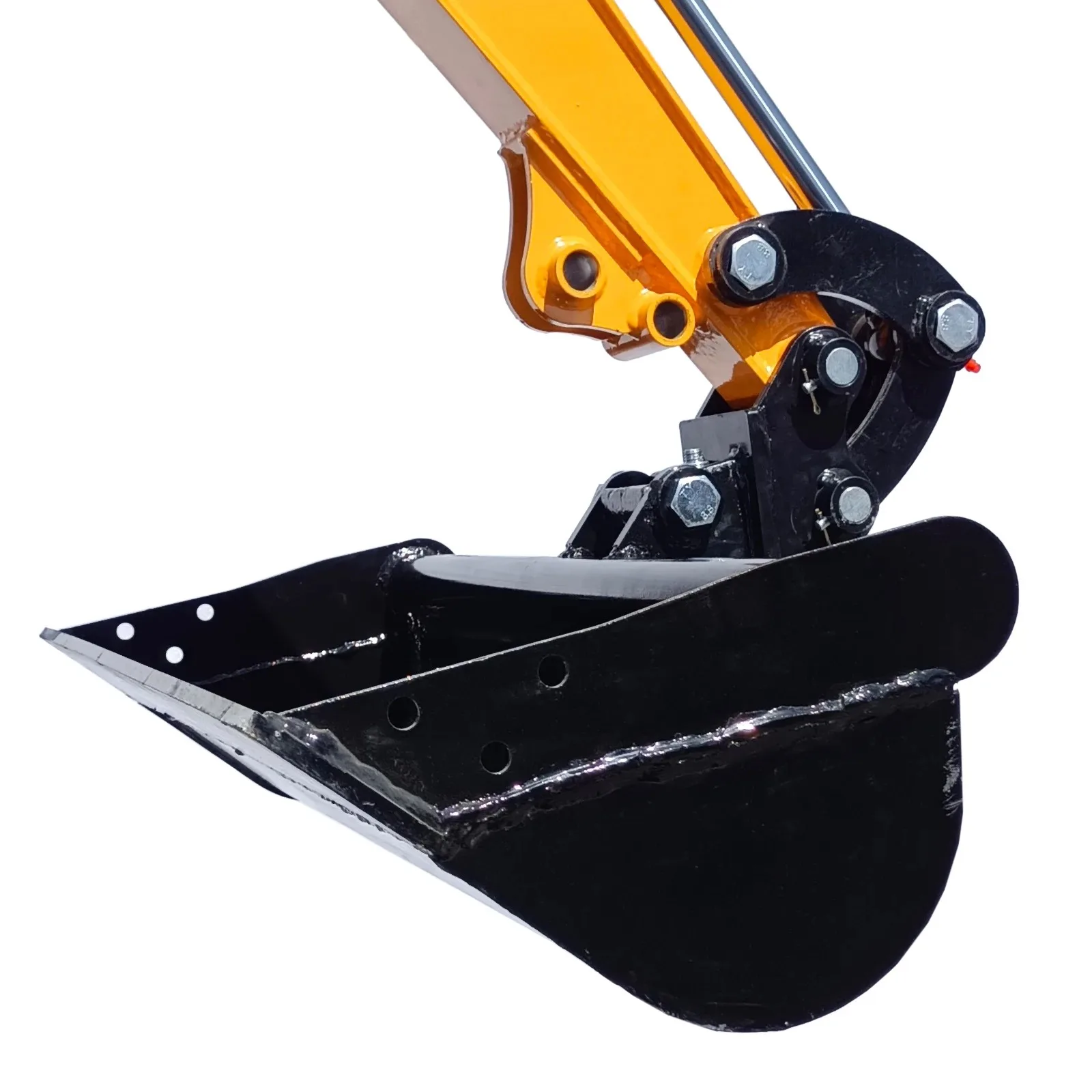 1000mm Flat Plain Bucket Mini Excavator Attachments For 1-1.5ton Excavators with Two Pins