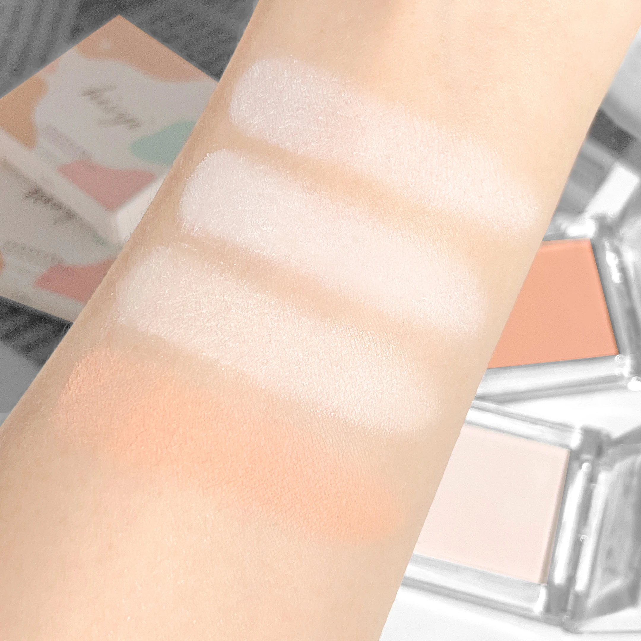 Piastra per ombretti monocromatici ad alta lucentezza, impermeabile, resistente al sudore, opaca, colore naturale, illumina e tenere il trucco