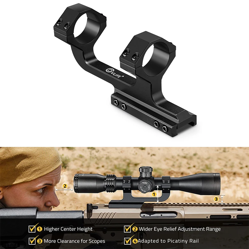 CVLIFE Cantilever Scope Mounts 1.93