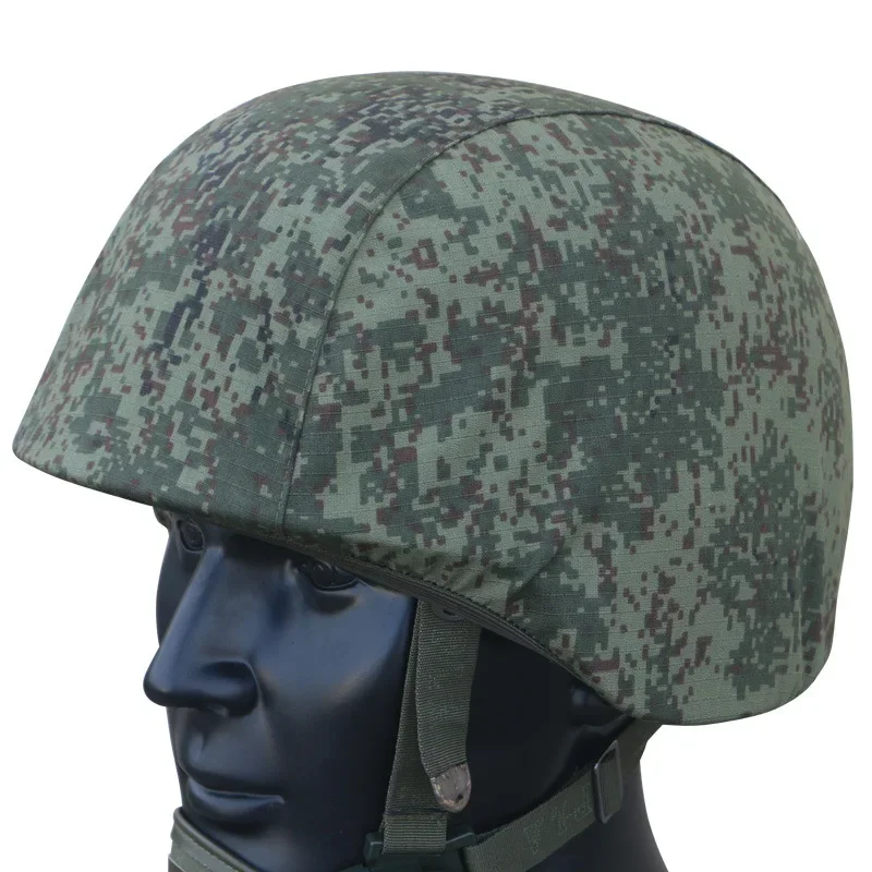 M88 QGF-03 Helmet German Flecktarn MC Camo Fabric Cover Elastic Russian EMR A-TACS FG Digital Jungle Camo Cloth Cover Cap view 4