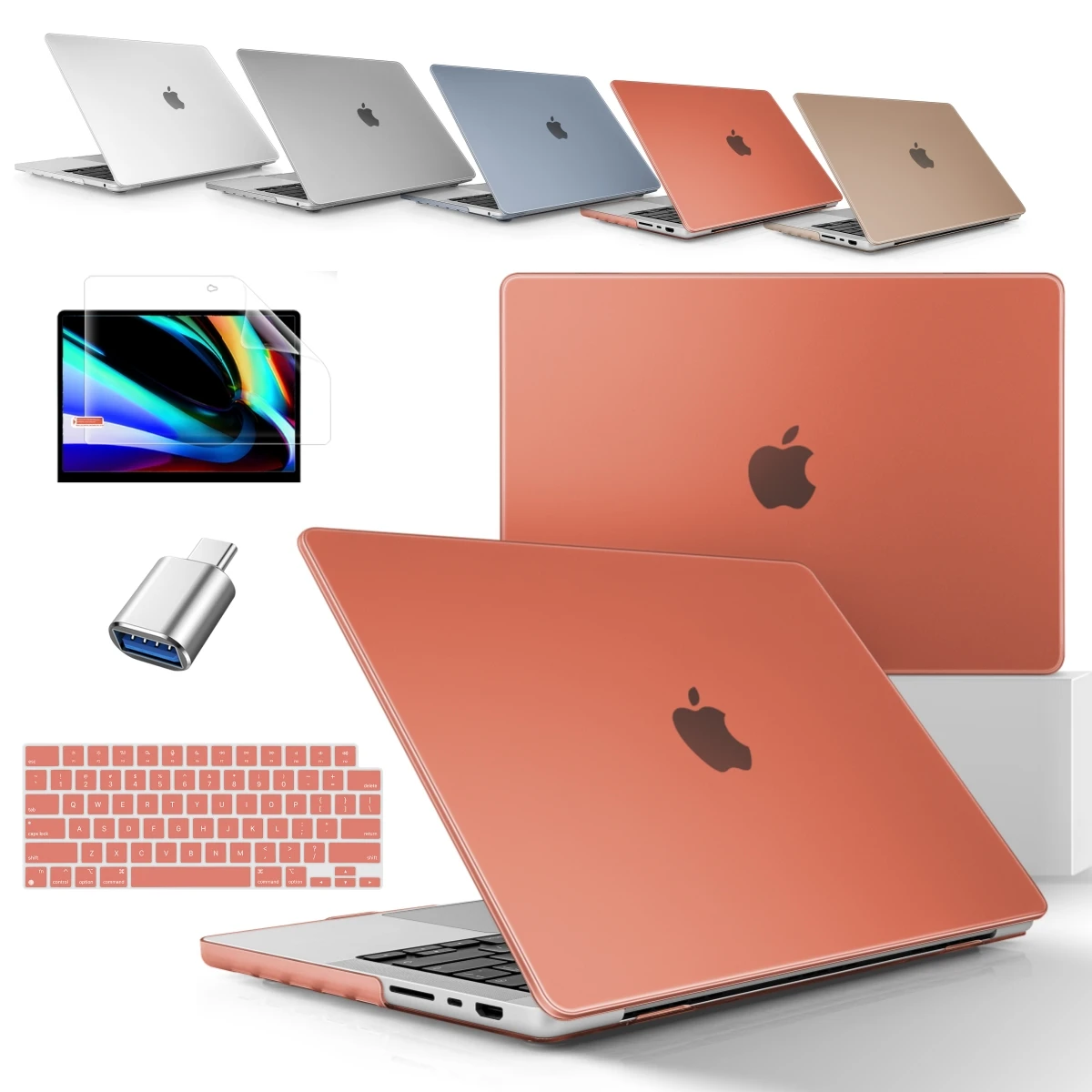 

2024 Soft Case Light and No fingerprints case for Macbook Air Pro M2 13 inch A2681 A3113 A2337 A3114 A2941 Air 15 Pro 13 14 16