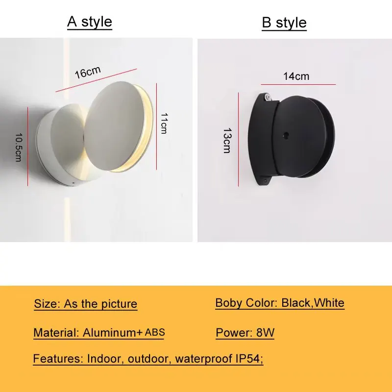 Outdoor Waterproof IP65 Wall Lamp Led Window Wall Washer Light Surface Mounted Porch Wall Sconce Liner Aisle Balcony Lighting - Image 6