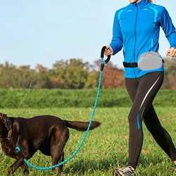 Bolsa portátil de silicona para entrenar y premiar perros
