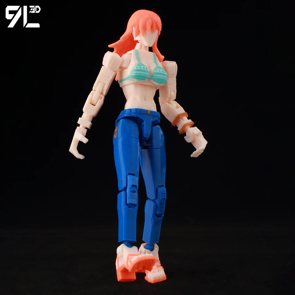 ◆ namii 9L3D Dummy13 One Piece Figure Nami Anime Lucky13 Multi-Jointed