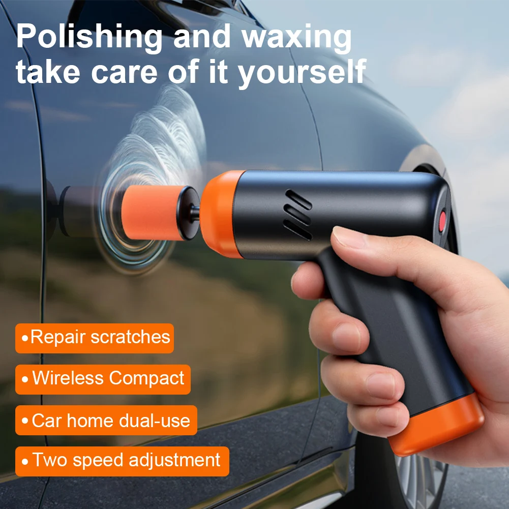 

Mini Car Polishing Machine, Cordless Polishing Machine, Scratch Repair, Electric Polishing, Car Care 2-speed Transmission