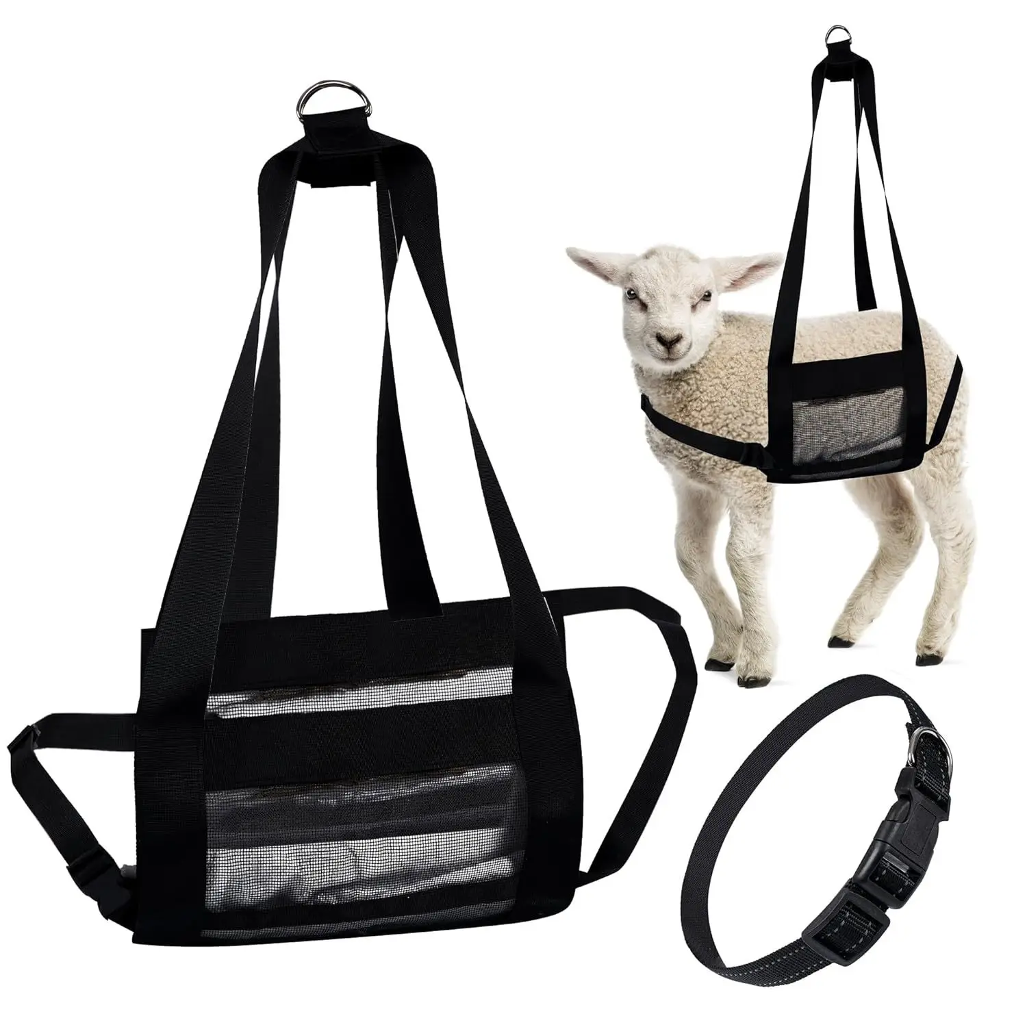Pet weighing bag, small animal and livestock portable weighing net bag, farm poultry weighing tool bag