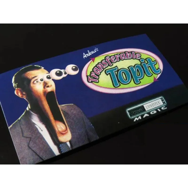 Andrew's Transferable Topit Stage Magic Trick Card Magie Close Up Magia Props Magic Tricks for Professional Magicians Illusions