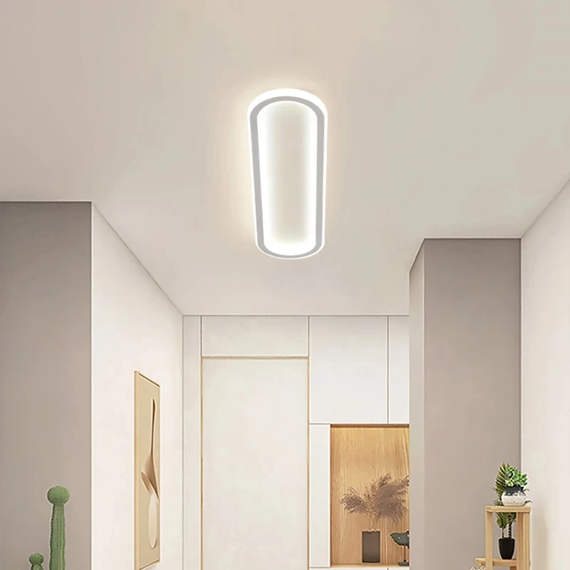 Imagem -02 - Modern Led Strip Teto Luz Iluminação Interior Quarto Estudo Corredor Corredor Simples Varanda Lâmpada Decoração de Casa