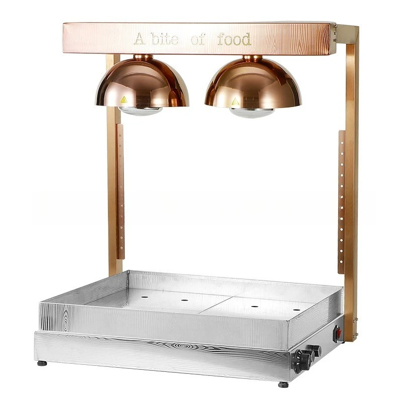 Buffet insulation lamp double three head insulation table