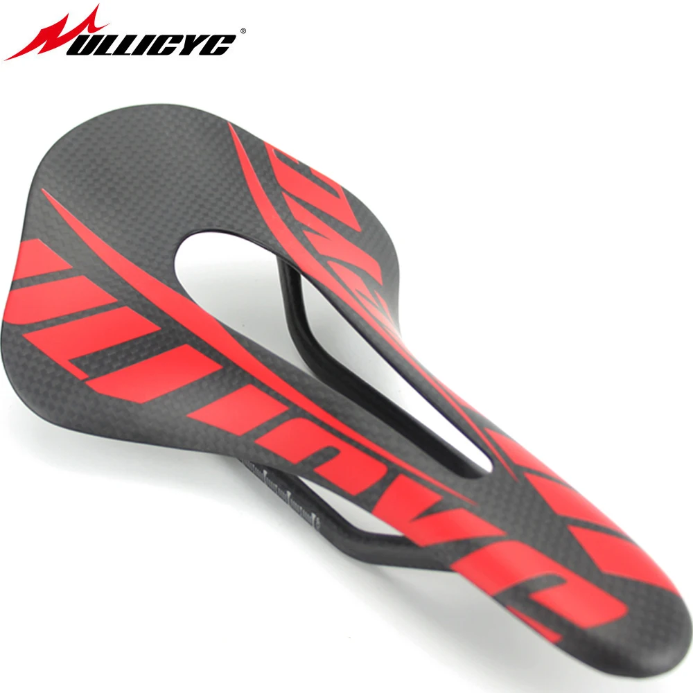 

ULLICYC-Ultralight Bicycle Saddle, Carbon Saddle, Bike Seat, Road, MTB, Glossy, Matte, 3K Texture, Bicycle Parts, 250x143mm