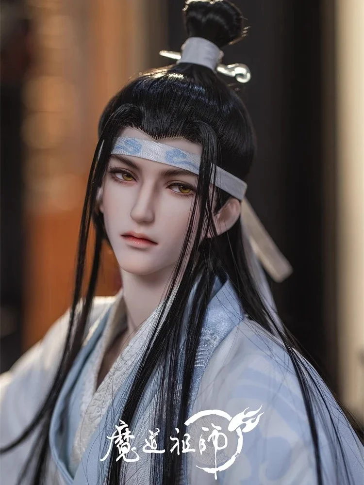 แกรนด์มาสเตอร์แห่งการเพาะปลูกปีศาจอนิเมะ BJD LAN Wangji ขนาด78ซม. รูปแบบเครื่องแต่งกายโบราณที่จำกัดตุ๊กตาขยับแขนขาได้ของขวัญในการตกแต่ง